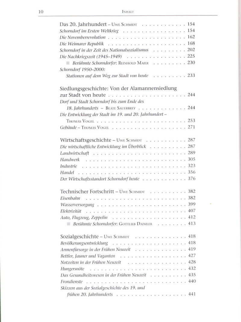 Geschichte der Stadt Schorndorf