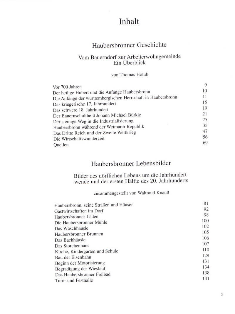 Buch Haubersbronn