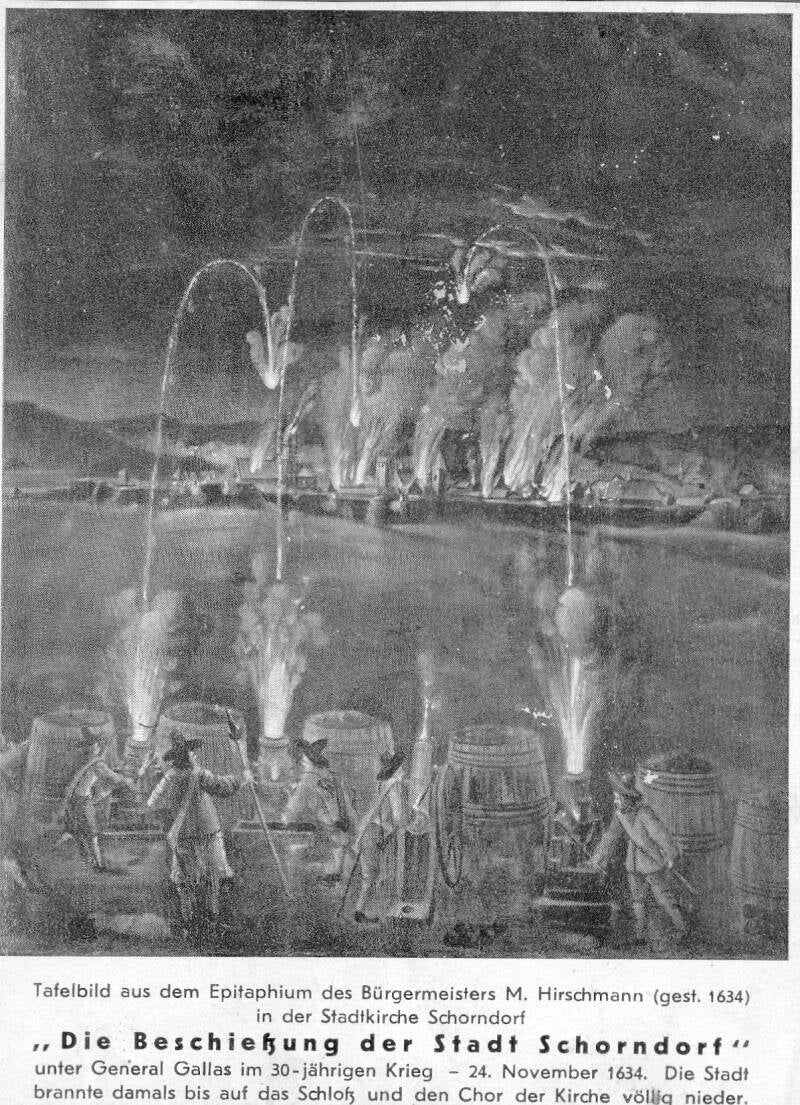 Beschießung Stadt Schorndorf 1634