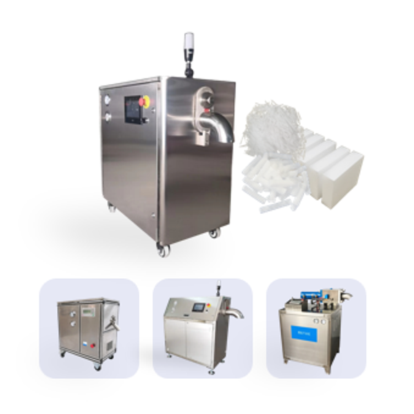 Dry ice maker machine
