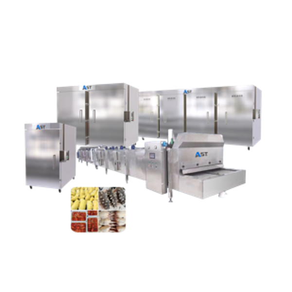 Liquid nitrogen quick freezer machine