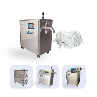 Dry ice maker machine