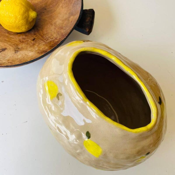 Handmade Lemon Vase