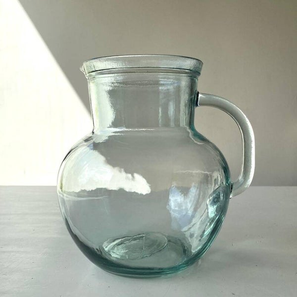 Recycled Glass Water Pitcher