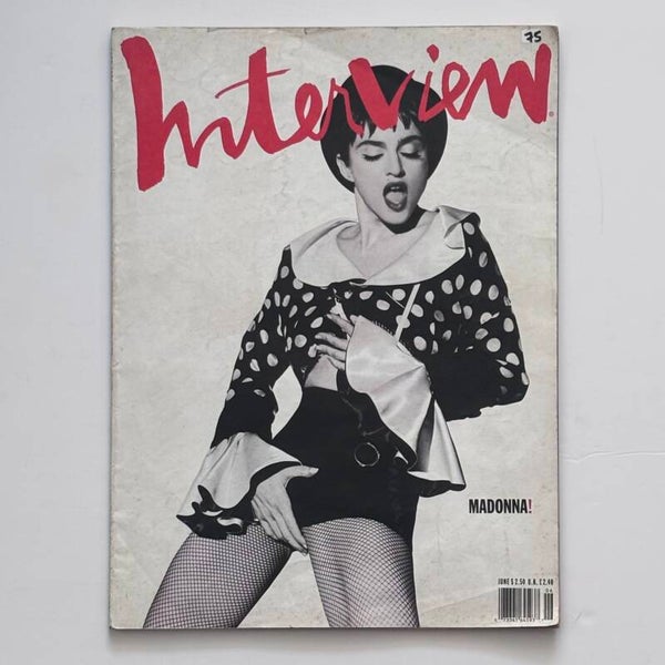 Interview Magazine May 1990 - Madonna Cover