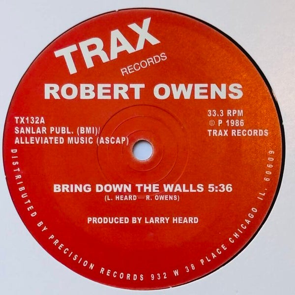 Robert Owens - Bring Down the Walls (Trax 2014)