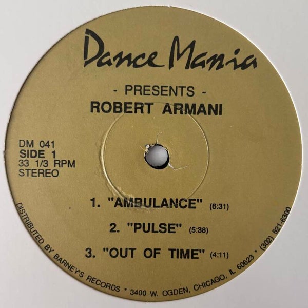 Robert Armani - Ambulance (Dance Mania 1991)