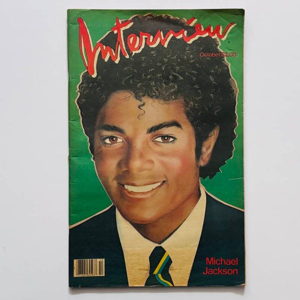 Andy Warhol’s Interview Magazine October 1982 - Michael Jackson Cover