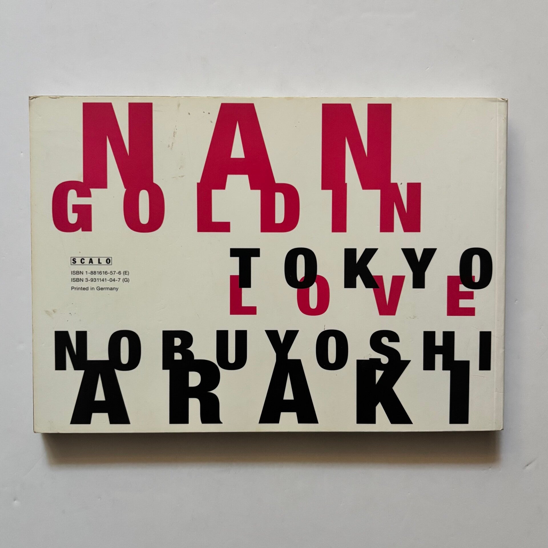 Nan Goldin & Nobuyoshi Araki - Tokyo Love (Scalo 1995