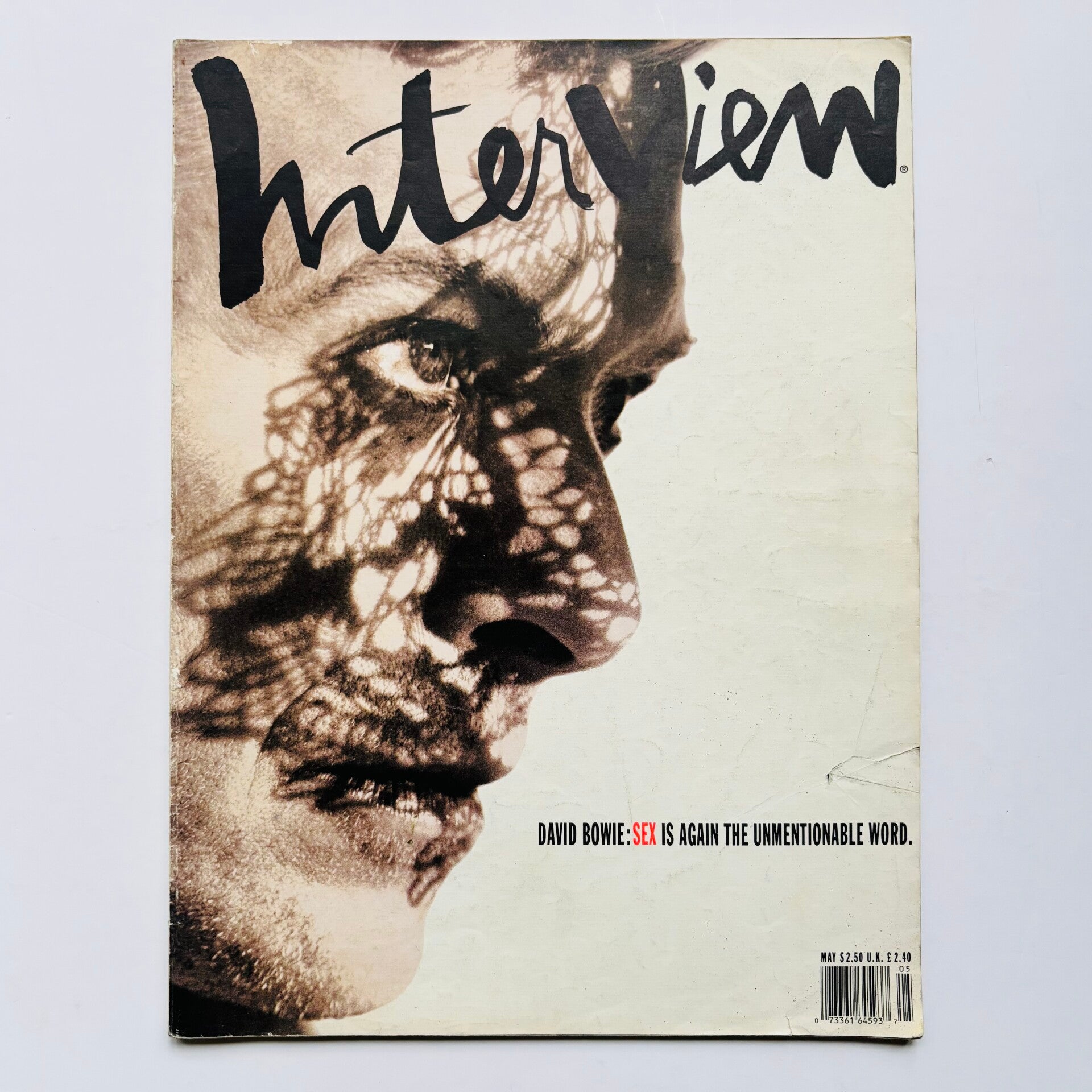 Interview Magazine May 1990 - Bowie Cover