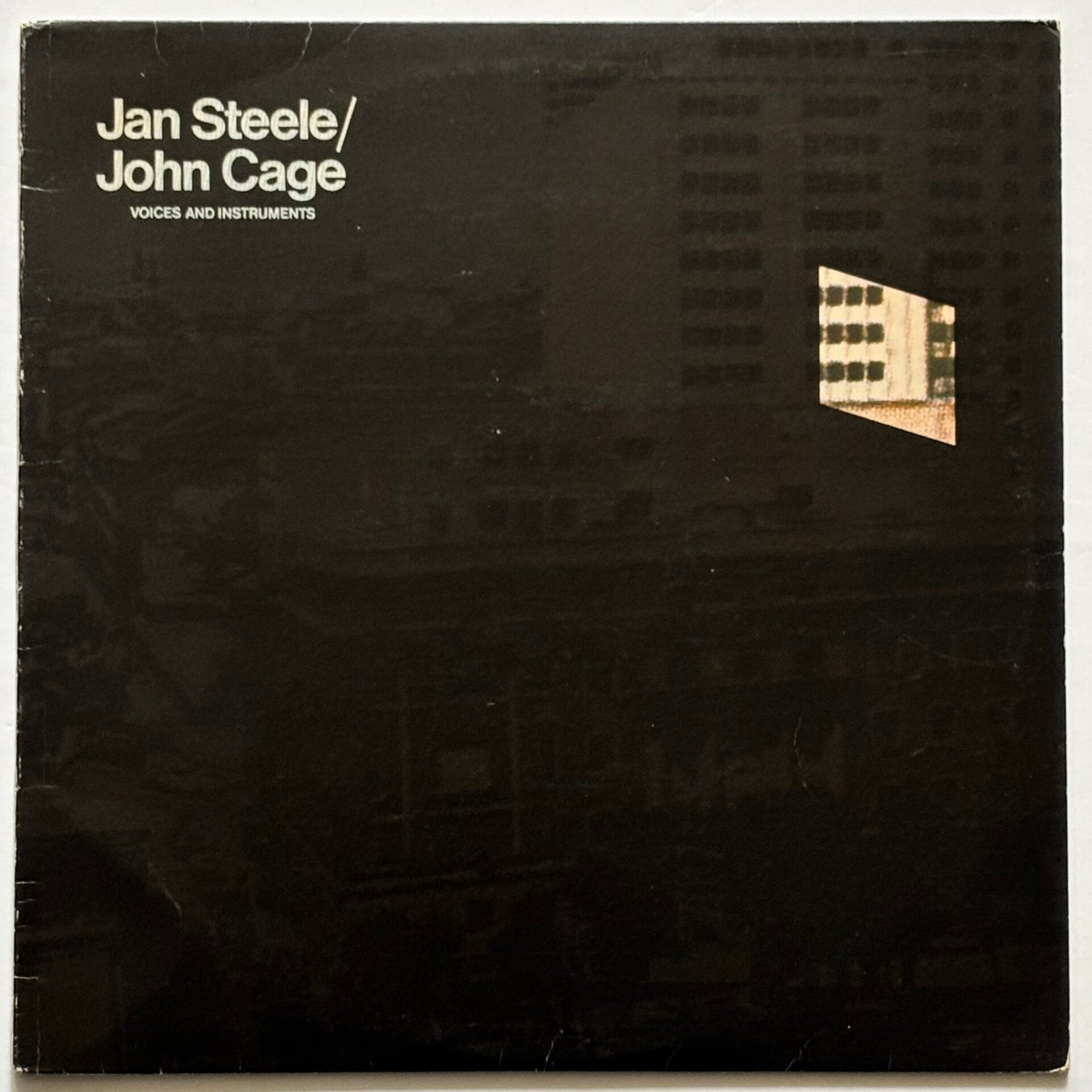 Jan Steele / John Cage - Voices and Instruments (Obscure 1976)