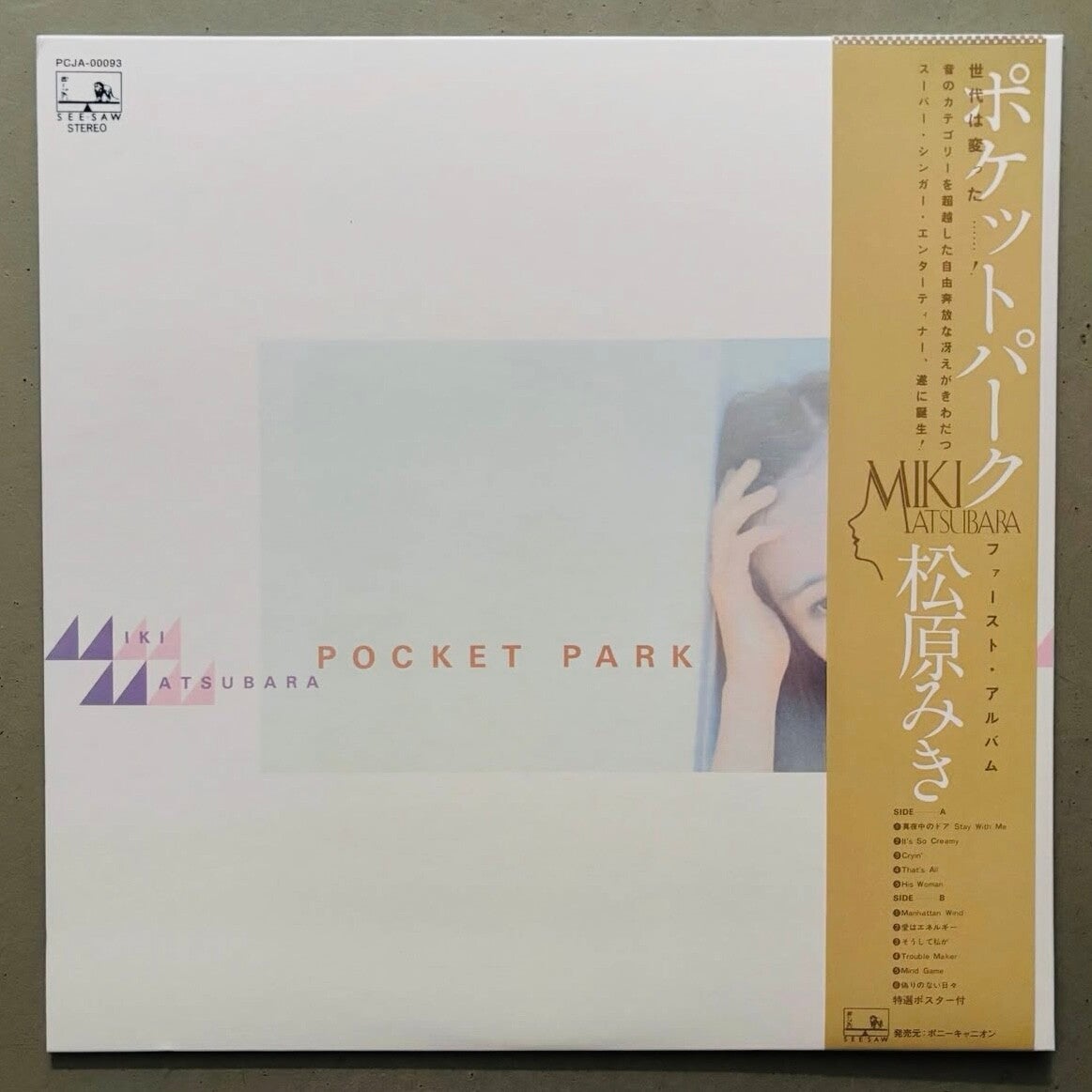 Miki Matsubara - Pocket Park (See Saw 2021)