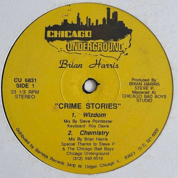 Brian Harris - Crime Stories (Chicago Underground 1991)