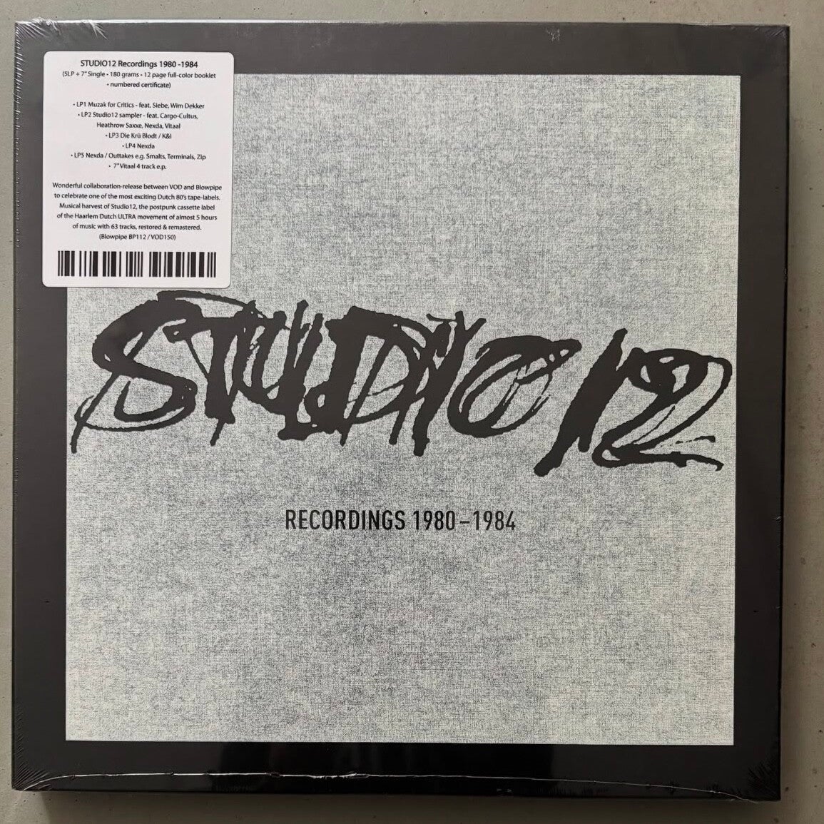 Studio 12 Recordings 1980-1984 5LP+7” Box (Blowpipe)