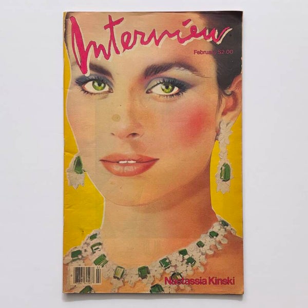 Interview Magazine February 1983 - Nastassia Kinski Cover