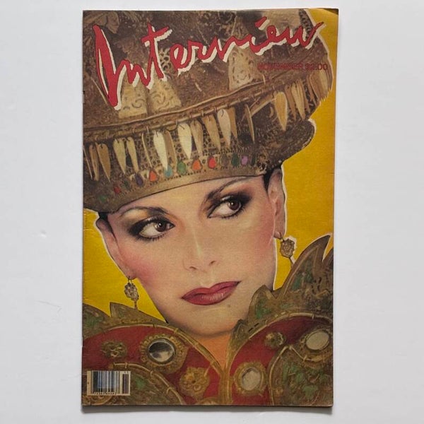 Interview Magazine November 1981 - Diane von Furstenberg Cover