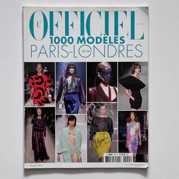 L’Officiel 1000 Modèles Paris-Londres Eté 2014.