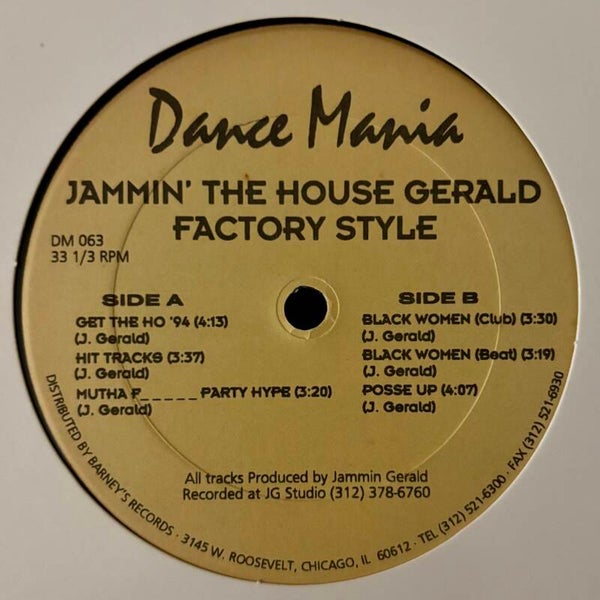 Jammin' Gerald - Factory Style (Dance Mania 1994)