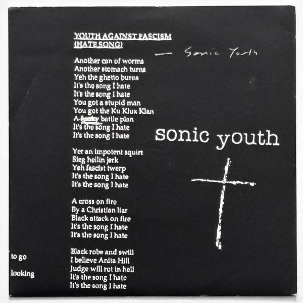 Sonic Youth - Youth Against Fascism (7”) (Geffen 1992).