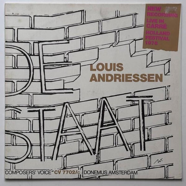Louis Andriessen - De Staat (Composers’ Voice 1976)