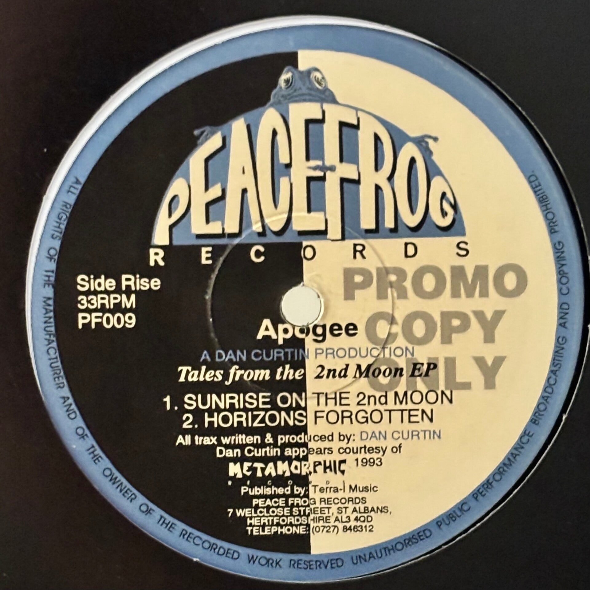 Apogee - Tales From The 2nd Moon EP (Peacefrog 1995)