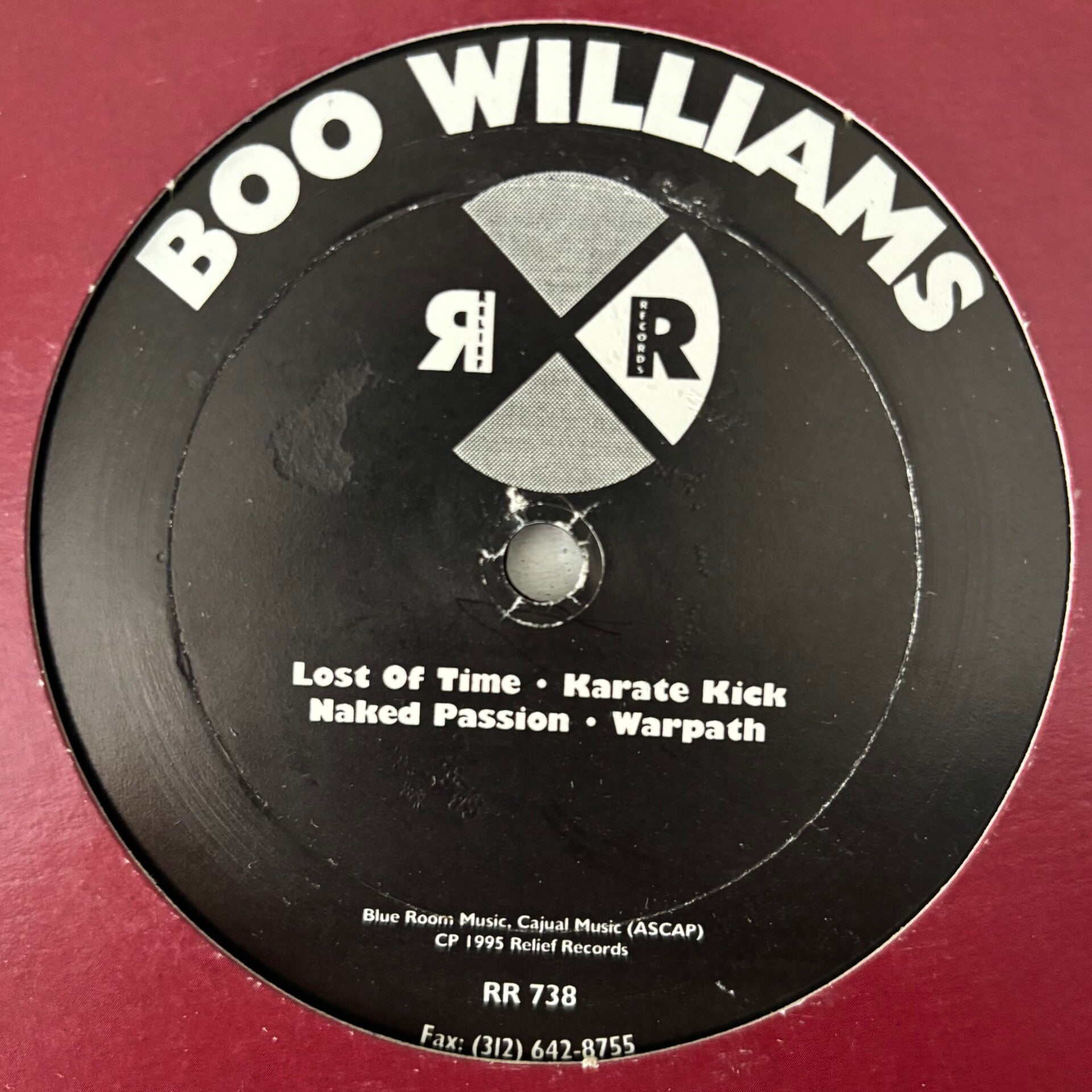 Boo Williams - Lost of Time (Relief 1995)