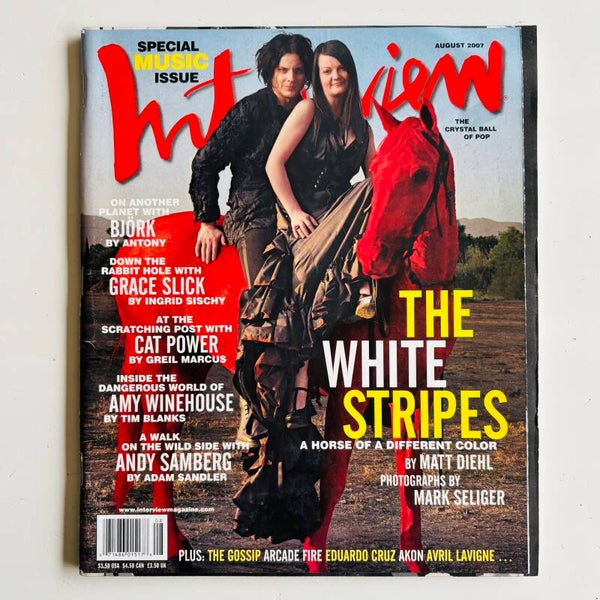 Interview Magazine August 2007 - White Stripes Cover