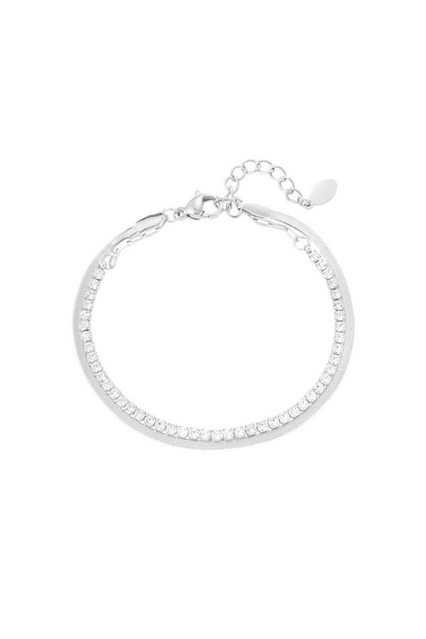 Armband: dubbele met diamantjes