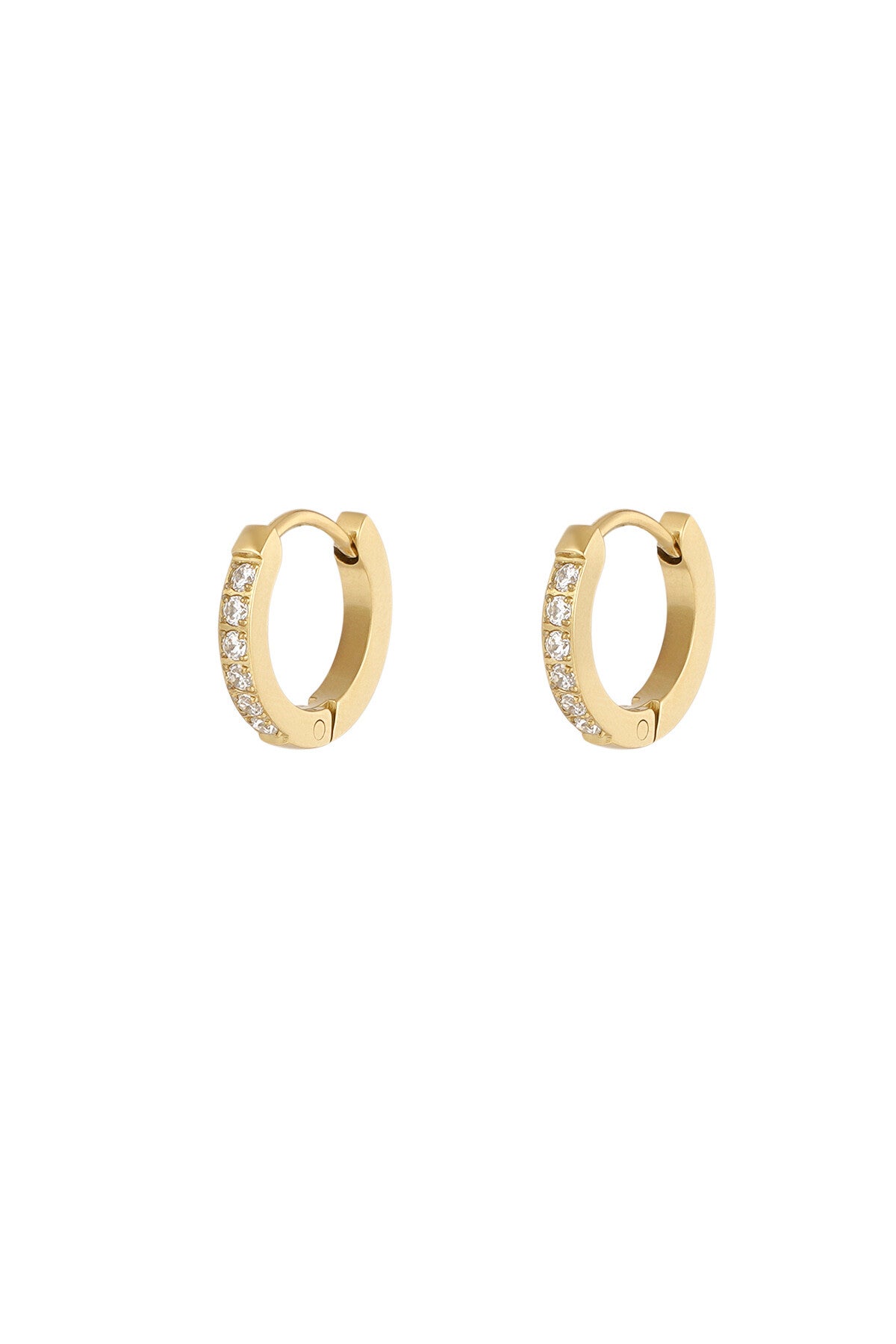 Summer-Oorbel: diamond dazzle - goud