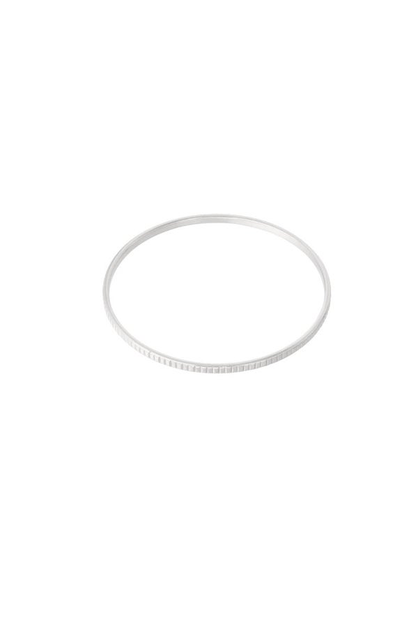Summer-Armband: Stainless Steel Bangles - Zilver