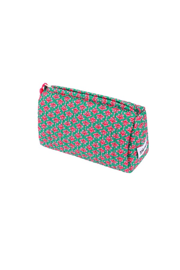 Summer: Floral makeup bag medium