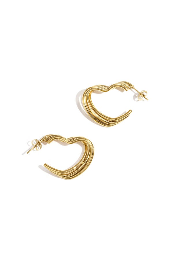 Autumn-Oorbel: Hoop Earrings Heart