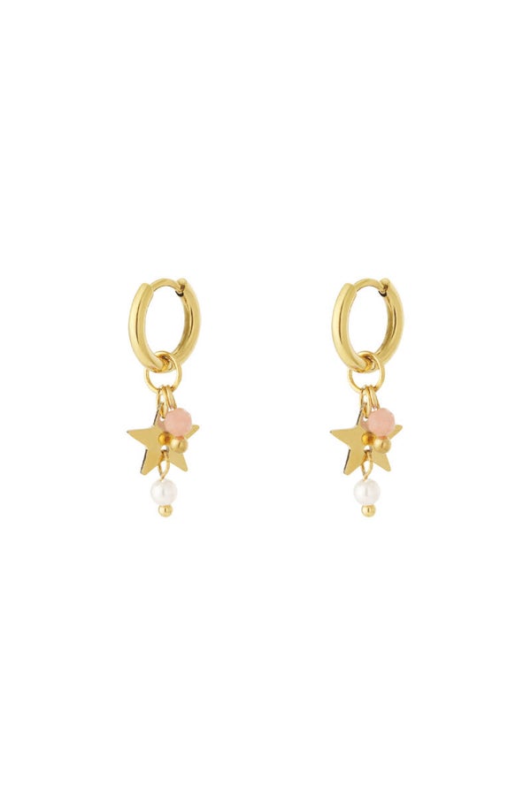 Oorbel: Starship - Roze