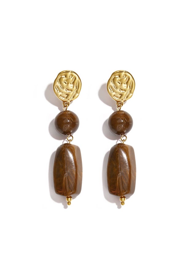 Zomer 26: Classy oorbellen - Bruin