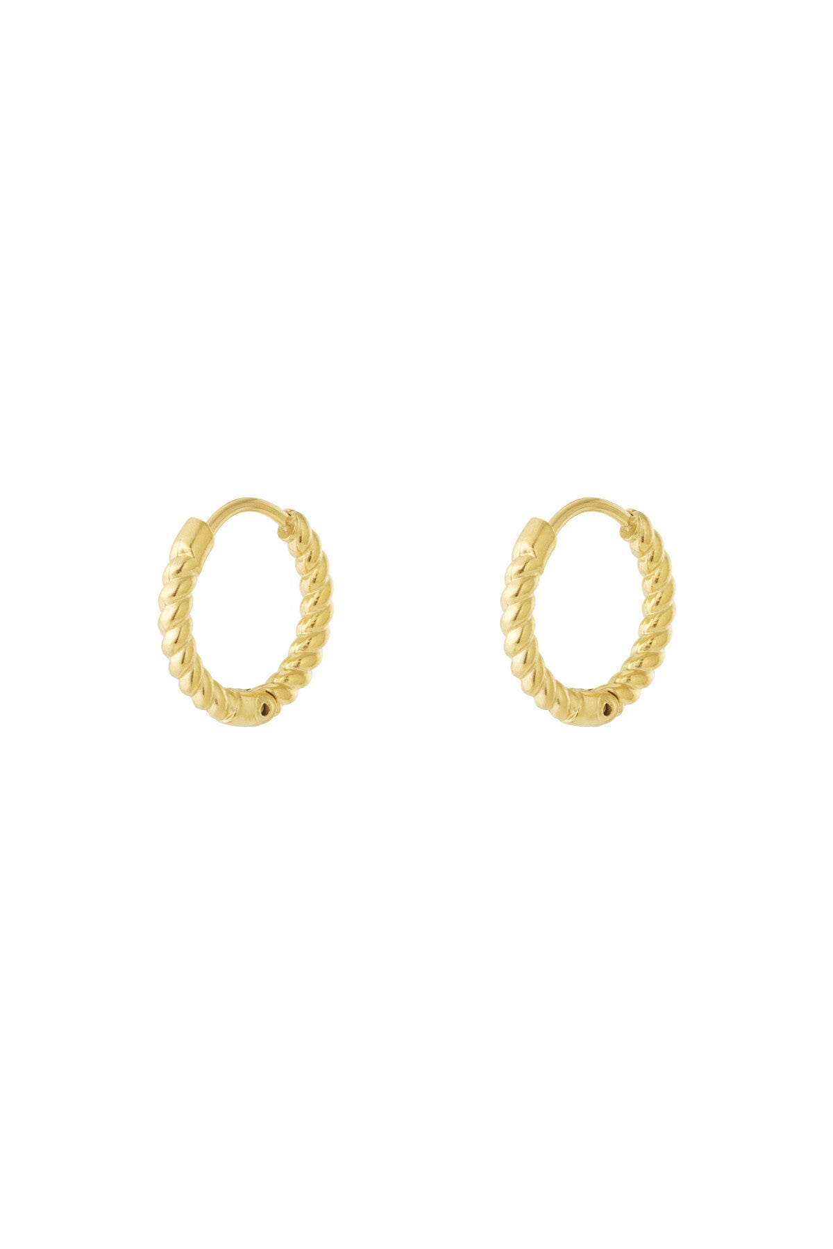 Summer-Oorbel: Timeless twist - goud