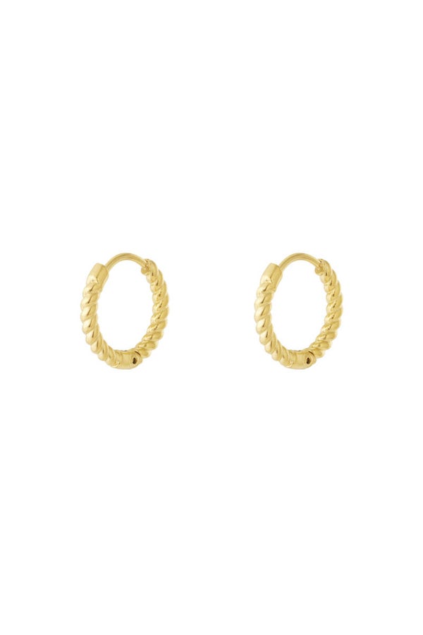 Summer-Oorbel: Timeless twist - goud
