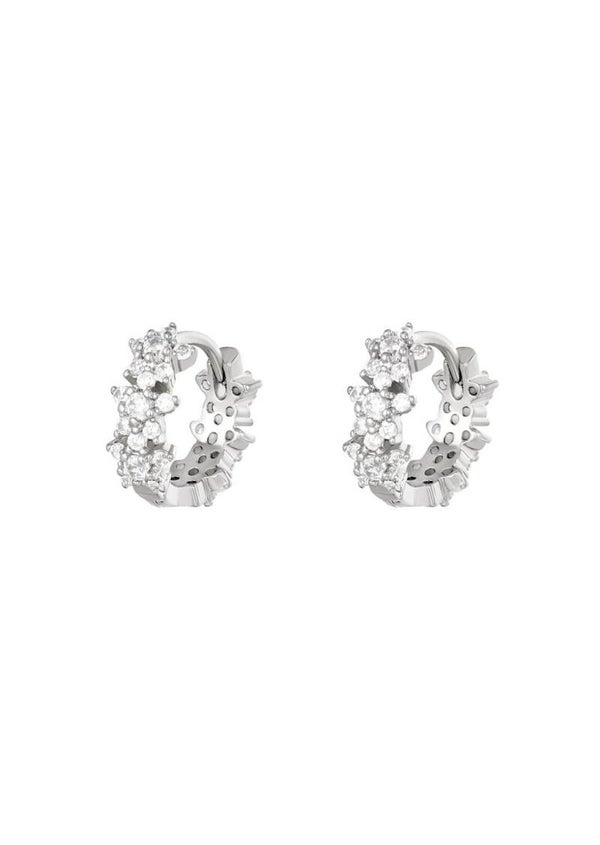 Winter-oorbellen: Ster strass