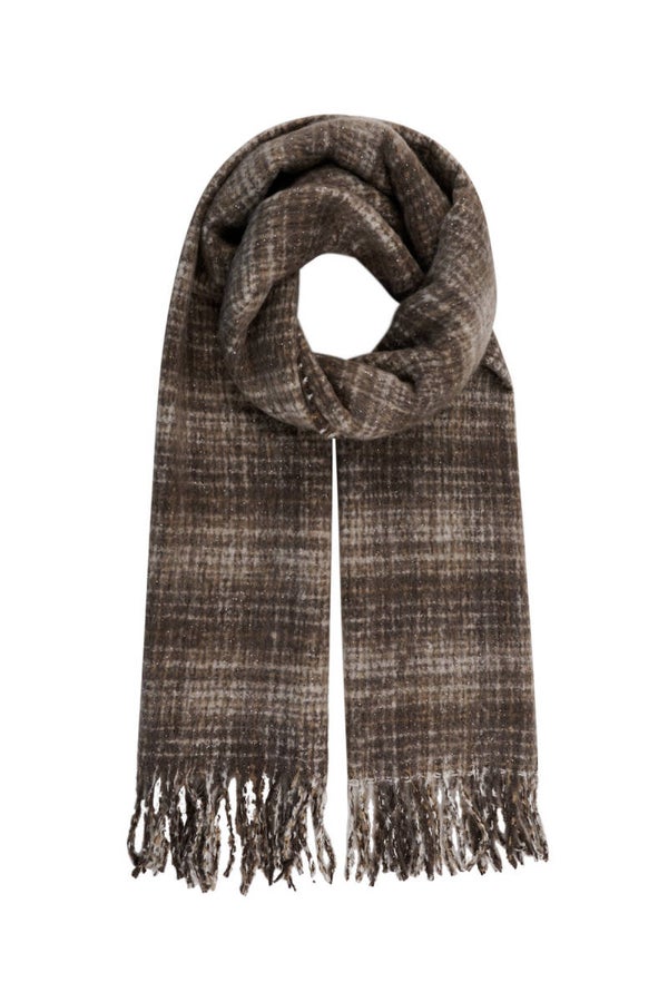 Sales: Sjaal Checked Warm Winter - black multi