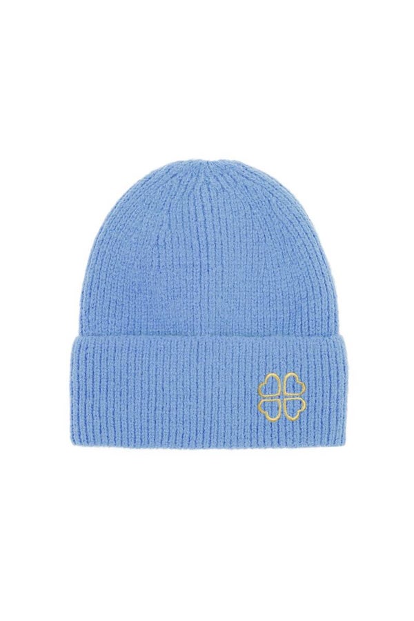 Muts: Lucky beanie - blauw