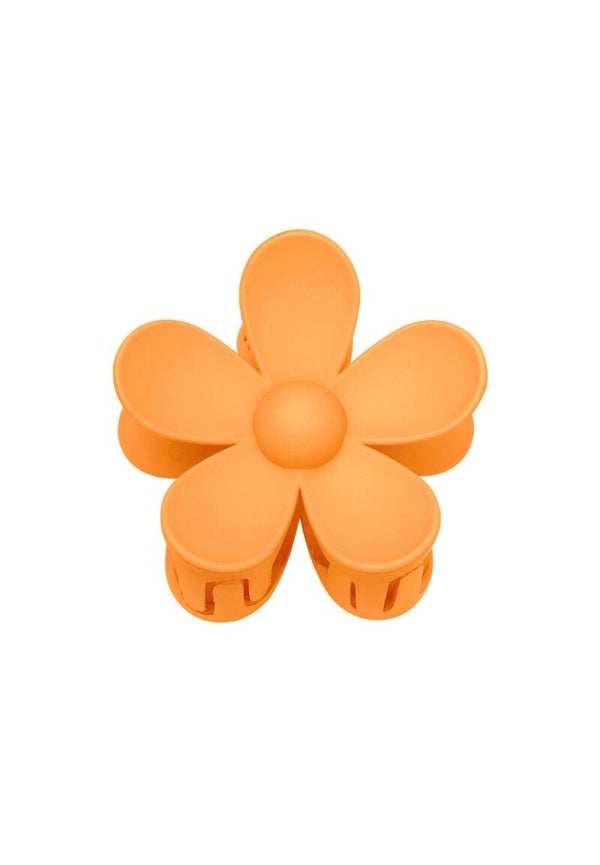 Haarspeld: bloem oranje