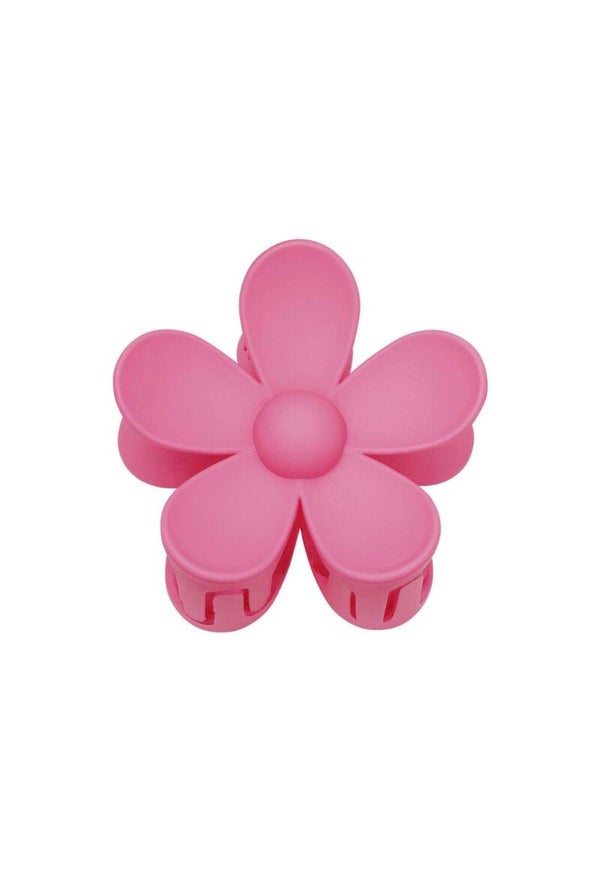 Haarspeld: bloem fushia