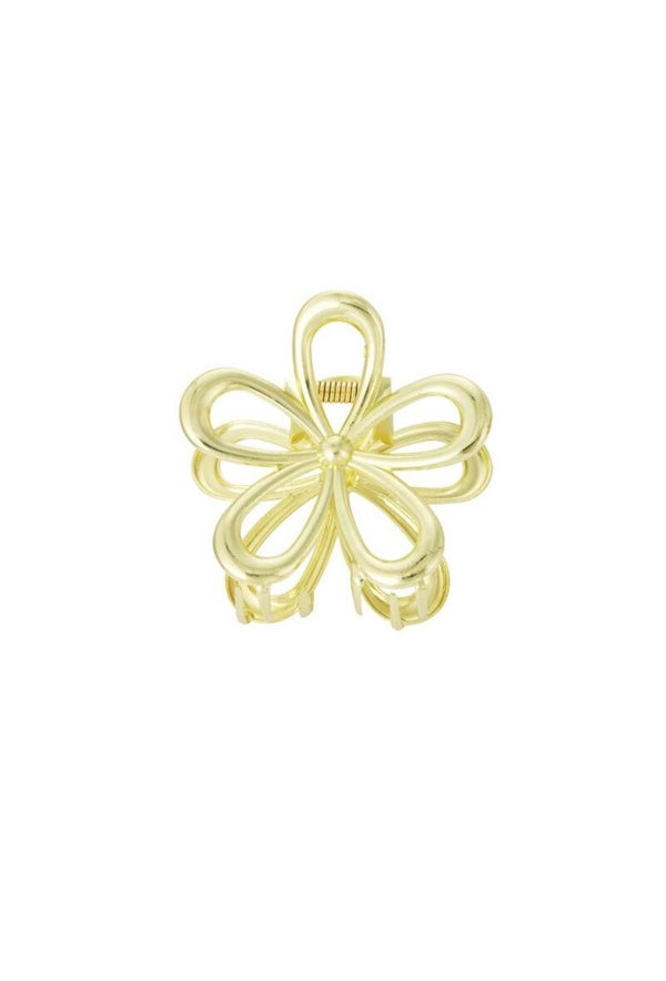Haarspeld: bloem goud