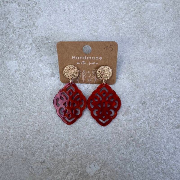 Herfst26-oorbel: Barok hanger