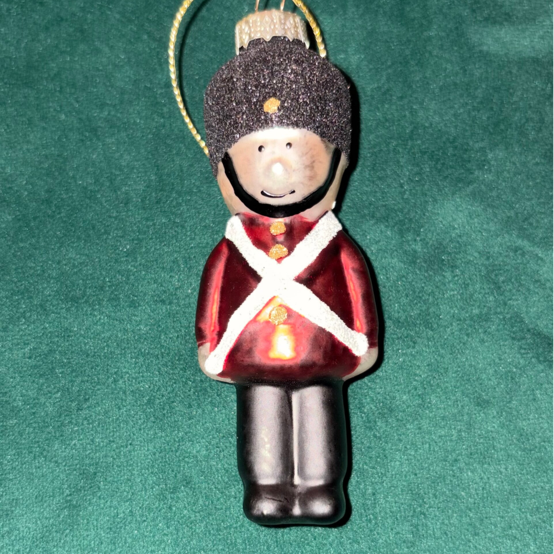 Glass tree bauble - soldier