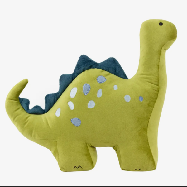 Dino Kids Novelty Cushion Green