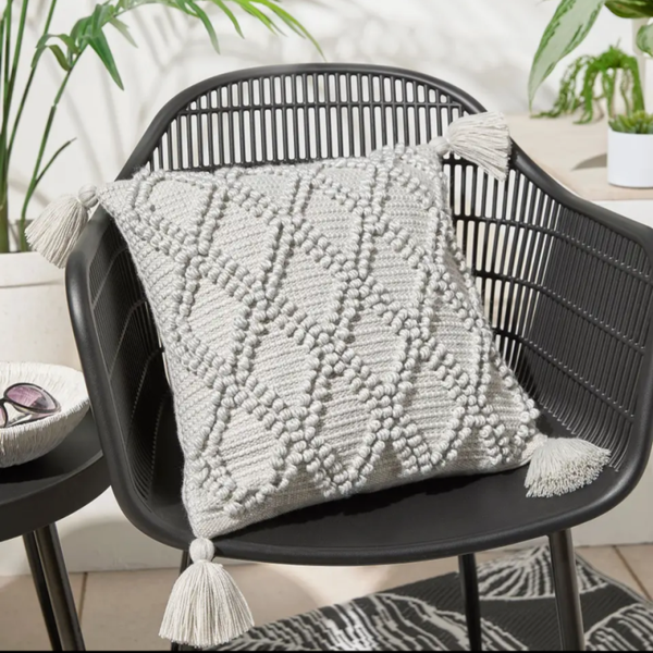 Alda Outdoor Cushion in Grey