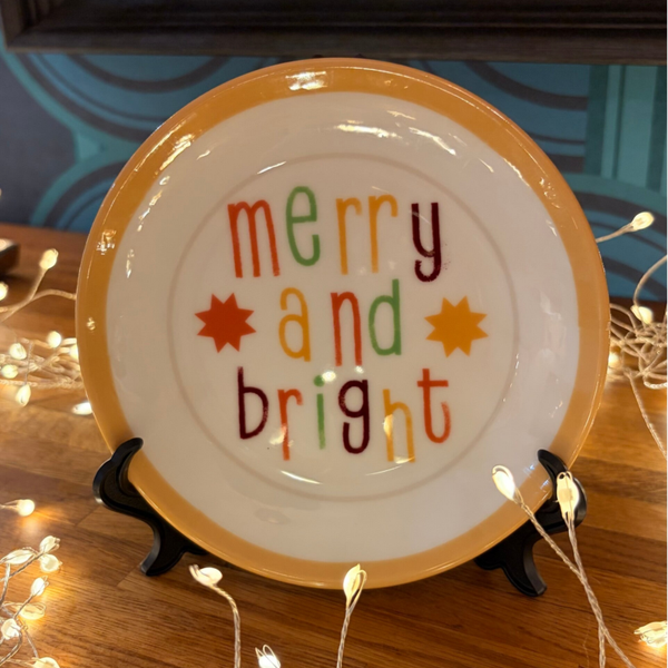 Merry and Bright small plate