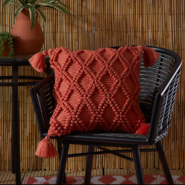 Alda Terracotta Outdoor Cushion