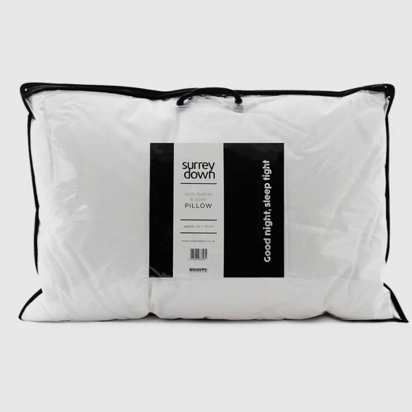 Surrey Down Duck Feather & Down Firm Pillow