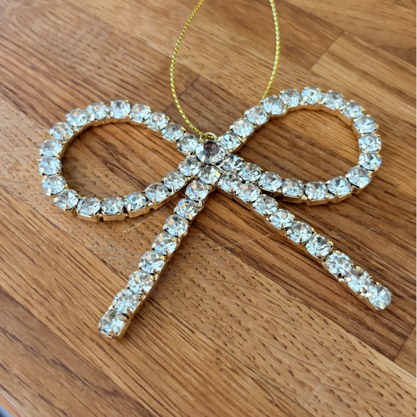 Diamante Bow hanging dec